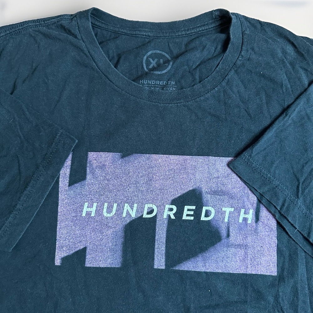 Hundredth Band Shirt Mens XL Black Feed Your Head Somewhere Nowhere Shoegaze